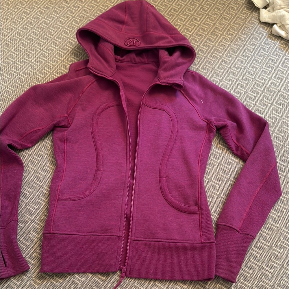 Purple Zip-Up Hoodie